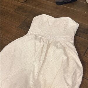 Lilly Pulitzer Cream Strapless Dress
